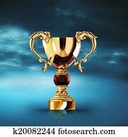 Golden trophy Golden trophy