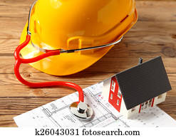 Helmet Connected to Blueprint with Stethoscope