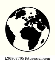 Vector planet Earth icon..eps Vector planet Earth icon..eps