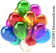 יום הולדת שמח, בלונים, קישוט