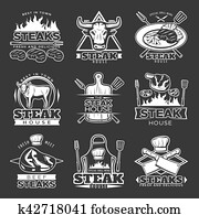 לבן, סטייק, סמל, קבע