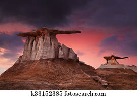 Bisti Badlands, New Mexico, USA