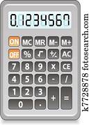 cinzento, calculadora