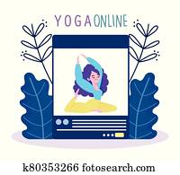 online yoga, website application training coaching session online yoga, website application training coaching session