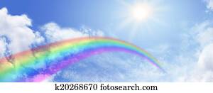 Rainbow Sky Website Banner Rainbow Sky Website Banner
