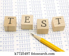 Scantron TEST blocks and pencil. Scantron TEST blocks and pencil.