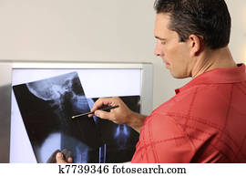 Doctor with xray