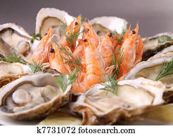 plate of seafood plate of seafood
