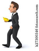 spaß, geschäftsmann