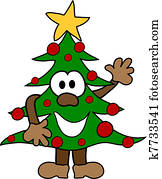 ציור היתולי, עץ של חג ההמולד