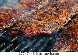 BBQ Ribs on Grill BBQ Ribs on Grill