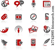 Blog, &, meios novos, /, Redico