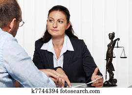 businesswoman reading a letter