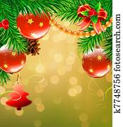 Christmas decorative background