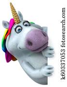 Fun unicorn - 3D Illustration Fun unicorn - 3D Illustration