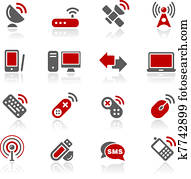 sem fios, &, comunicações, /, Redico