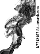 Smoke on a white background Smoke on a white background