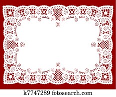 Vintage Lace Doily Placemat Vintage Lace Doily Placemat