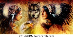 beautiful painting of an young indian man and woman accompanied beautiful painting of an young indian man and woman accompanied