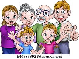 Cartoon Family Cartoon Family