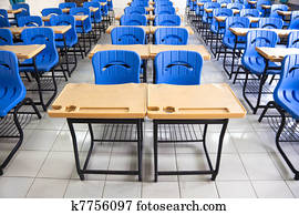 Empty classroom at school Empty classroom at school