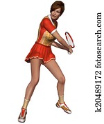 Sexy Female Tennis Player Sexy Female Tennis Player