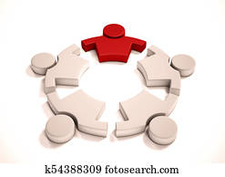 ילדים משחקים, ביחד., 3d, render, דוגמה