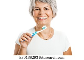 Brushing teeth