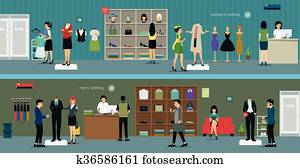 Clothing store