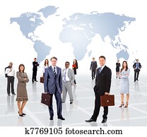 joven, atractivo, empresarios, -, el, élite, equipo negocio