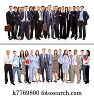 joven, atractivo, empresarios, -, el, élite, equipo negocio