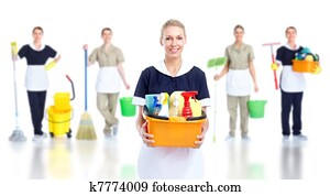 Cleaner maid woman. Cleaner maid woman.