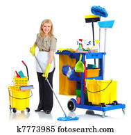 Cleaner maid woman. Cleaner maid woman.