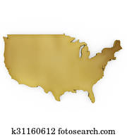 dass, photorealistic, goldenes, form, von, usa, (series)