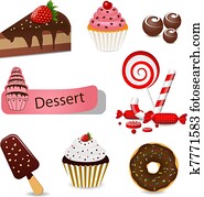 Dessert set Dessert set