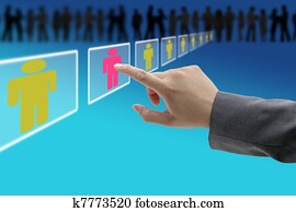 elektroniske, rekrutering, workforce