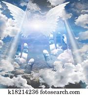 Hands reach up toward heaven Hands reach up toward heaven