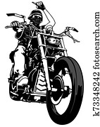 Motorcyclist From Gang Motorcyclist From Gang
