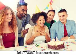 21St Birthday Stock Photos | Our Top 285 21St Birthday Images | Fotosearch Office Team Celebration