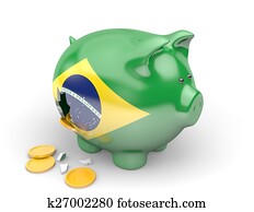 Brazil economy and finance concept Brazil economy and finance concept