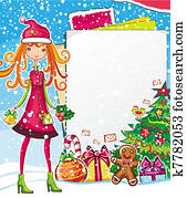 Christmas shopping theme 2