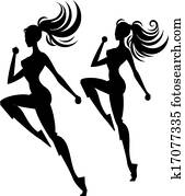 condición física, silueta, mujer