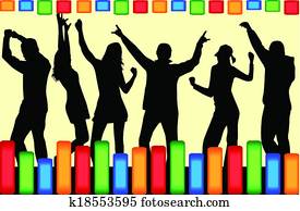 Group of happy people 