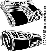 Newspaper vector Newspaper vector