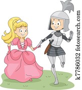 ritter, und, prinzessin ritter, und, prinzessin