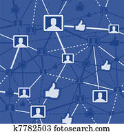 seamless, social, red