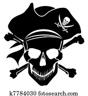 גנוב, גולגולת, סרן, עם, כובע, ו, עובר, עצמות