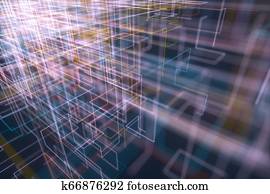 Abstract Background Geometric Connections