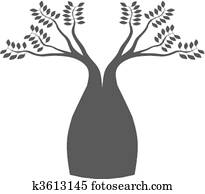 Australian boab tree
