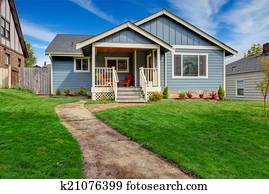House exterior. View of entrance porch